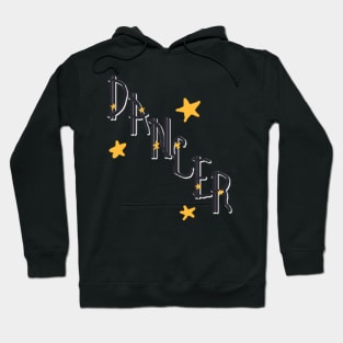 "DANCER" Retro Glamour Lettering Hoodie